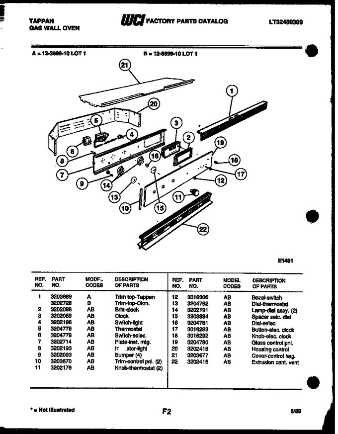 Diagram for 12-3699-00-01
