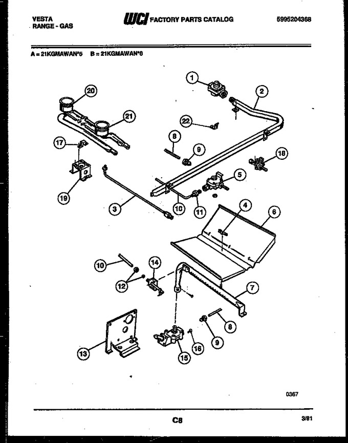 Diagram for 21KGMAWAN6-66