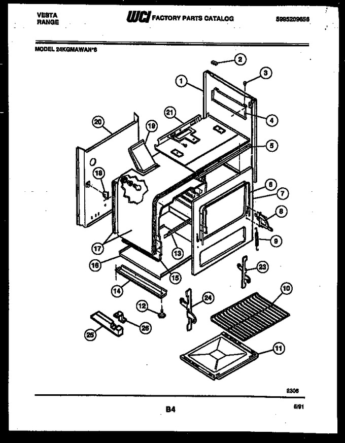 Diagram for 24KGMAWAN6-23