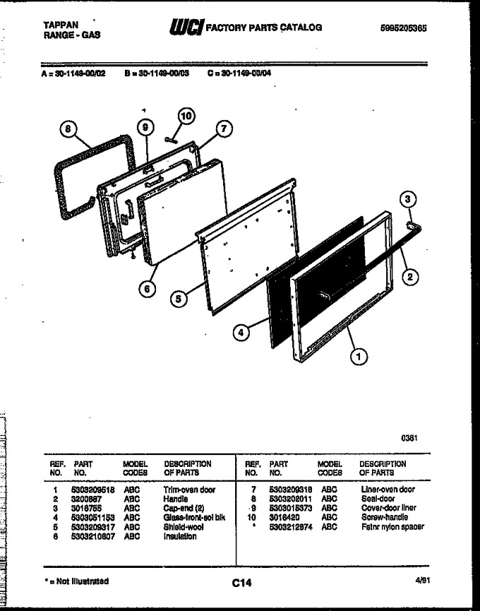 Diagram for 30-1149-00-04