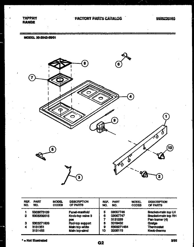 Diagram for 30-2542-00-01