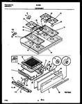 Diagram for 05 - Cooktop And Broiler Drawer Parts