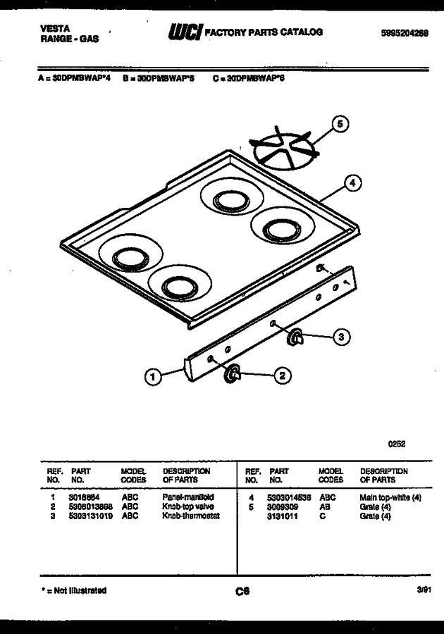 Diagram for 30DPMBWAP6