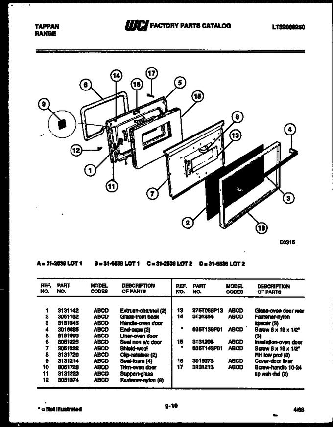 Diagram for 31-2538-00-01