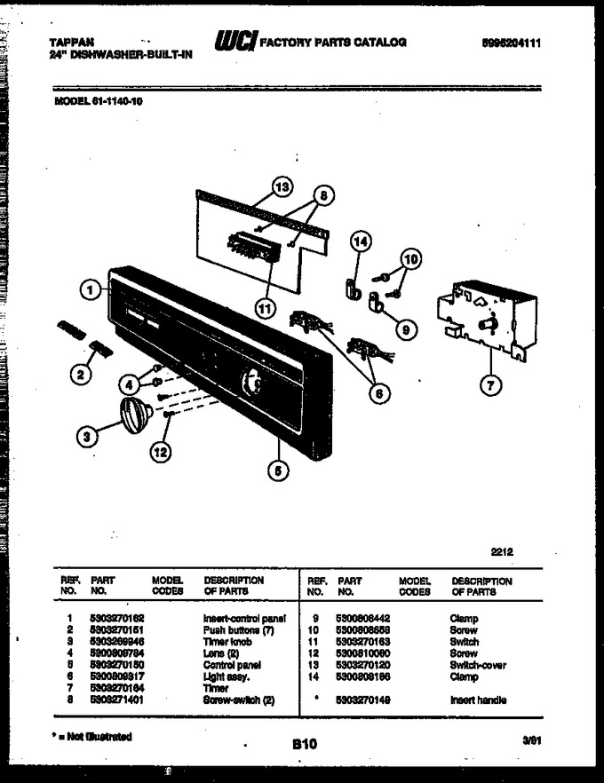 Diagram for 61-1140-00