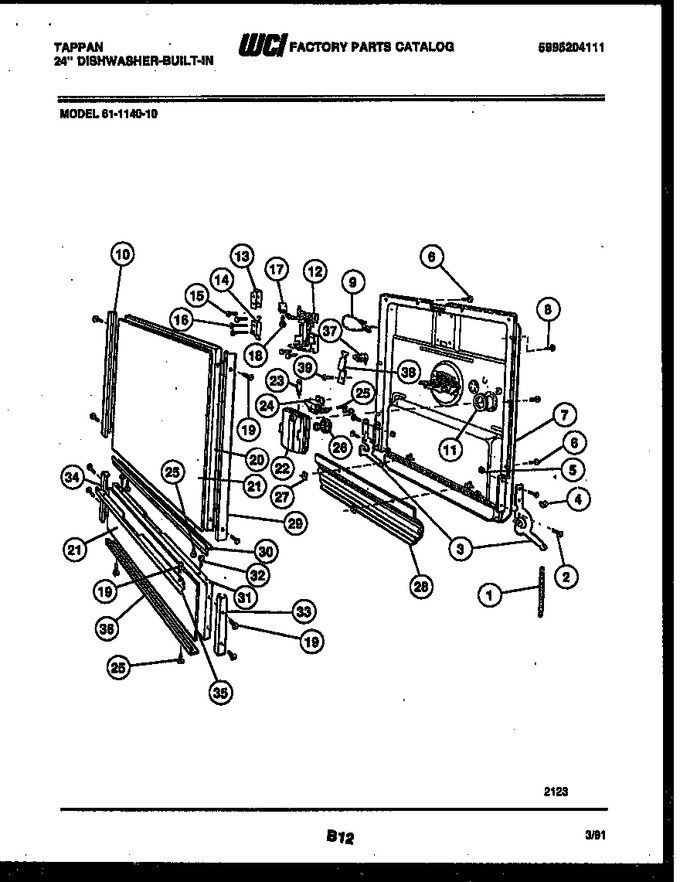 Diagram for 61-1140-23