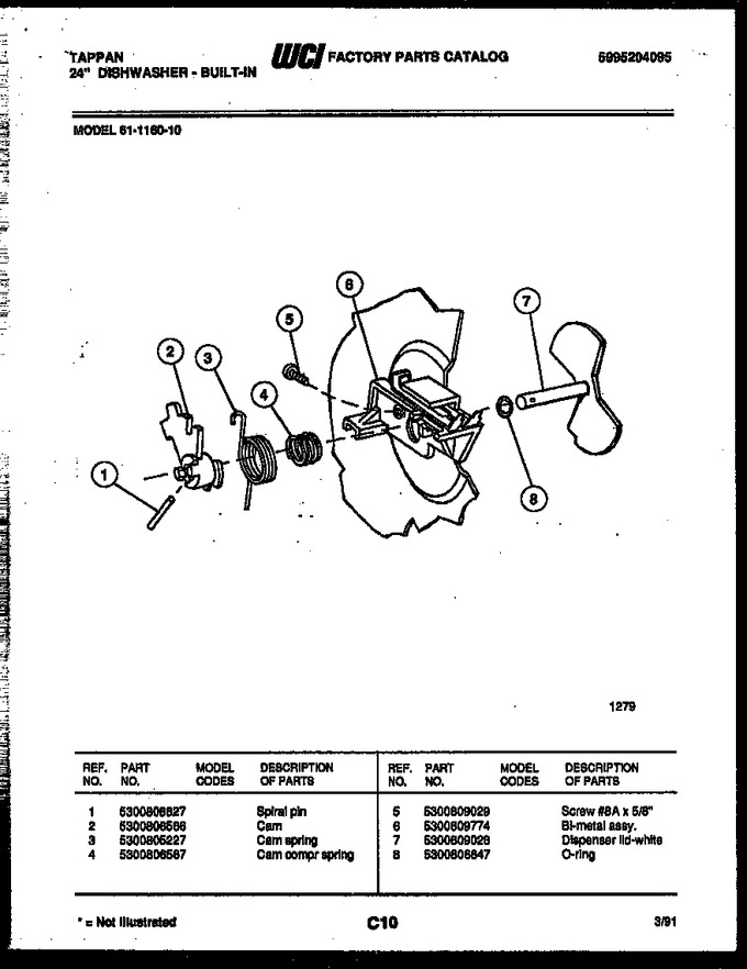 Diagram for 61-1160-10-00