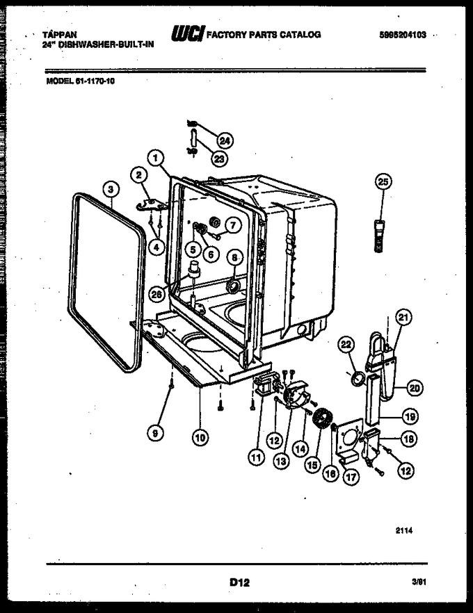 Diagram for 61-1170-10-00