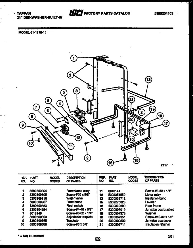 Diagram for 61-1170-10-00