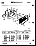 Diagram for 04 - Lower Oven Door Parts