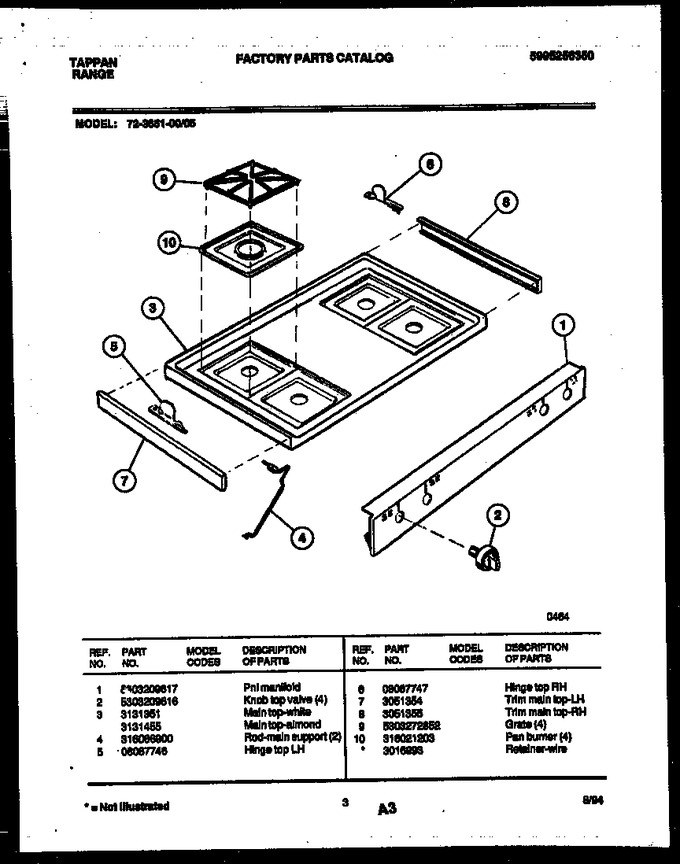 Diagram for 72-3651-00-05