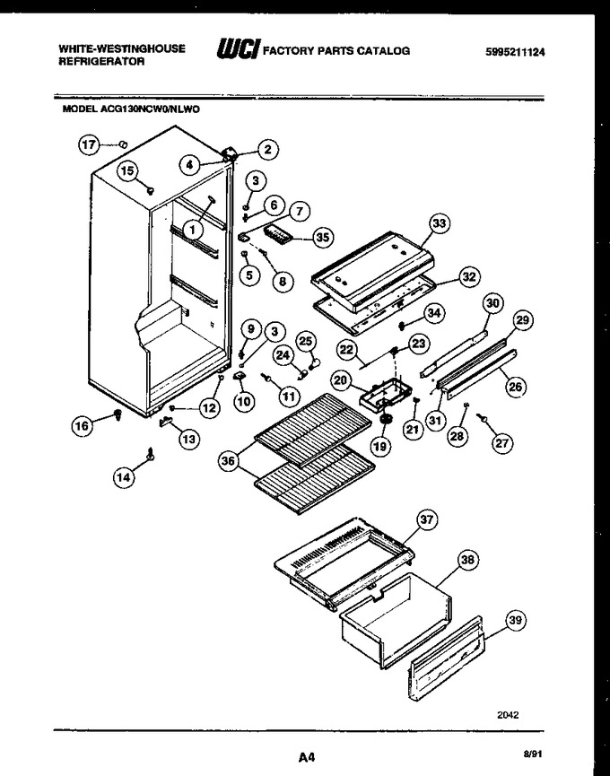 Diagram for ACG130NCW0