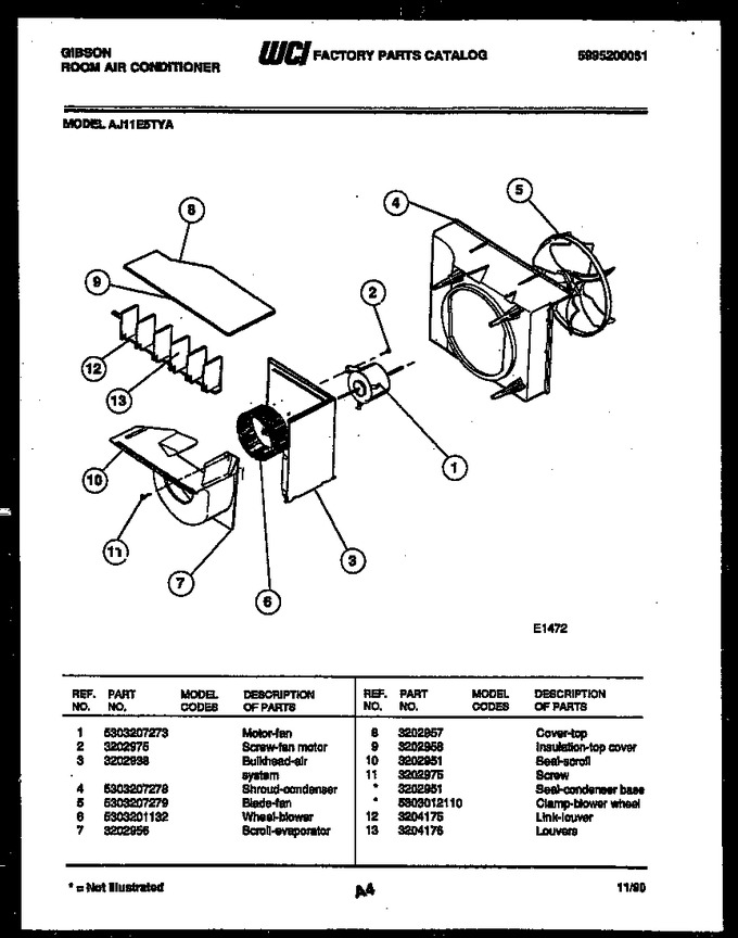 Diagram for AJ11E5TYA