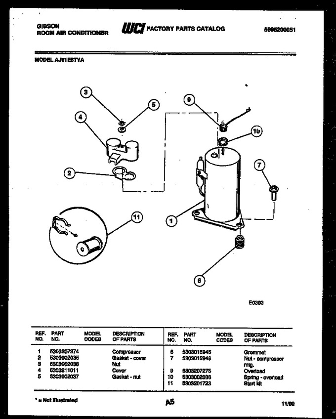 Diagram for AJ11E5TYA
