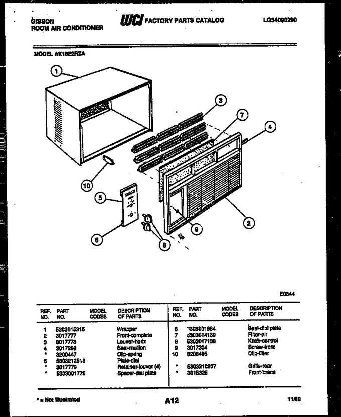 Diagram for AK18E2RZA