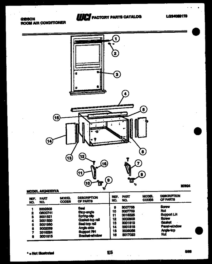 Diagram for AK24E6RVA