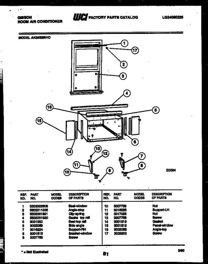Diagram for AK24E6RVC