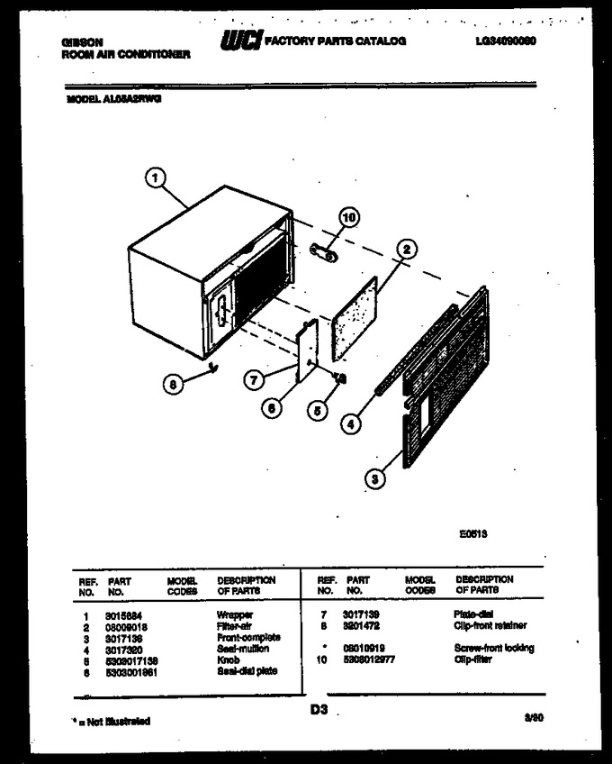 Diagram for AL05A2RWG