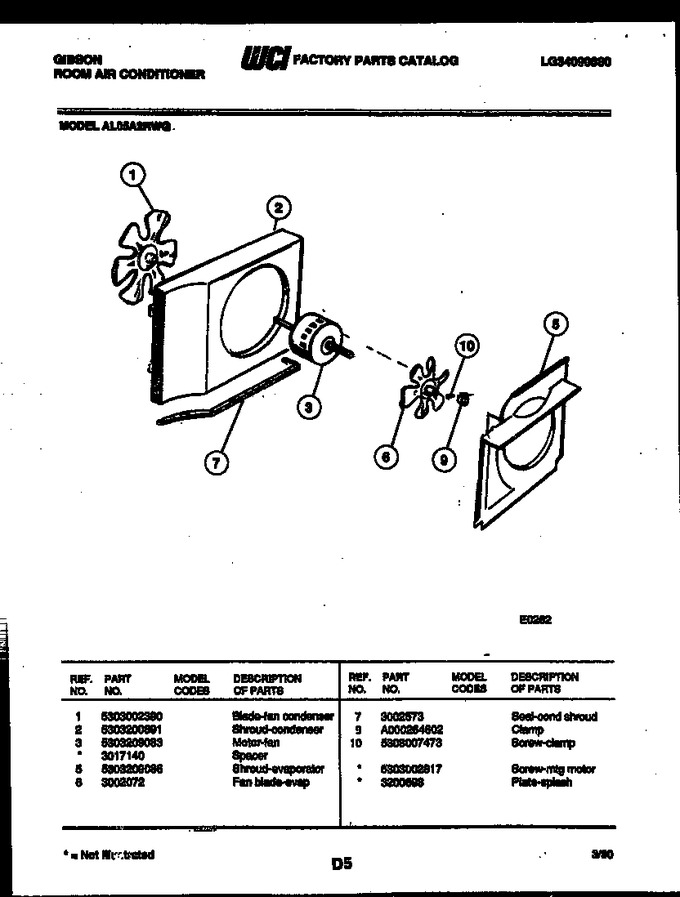 Diagram for AL05A2RWG