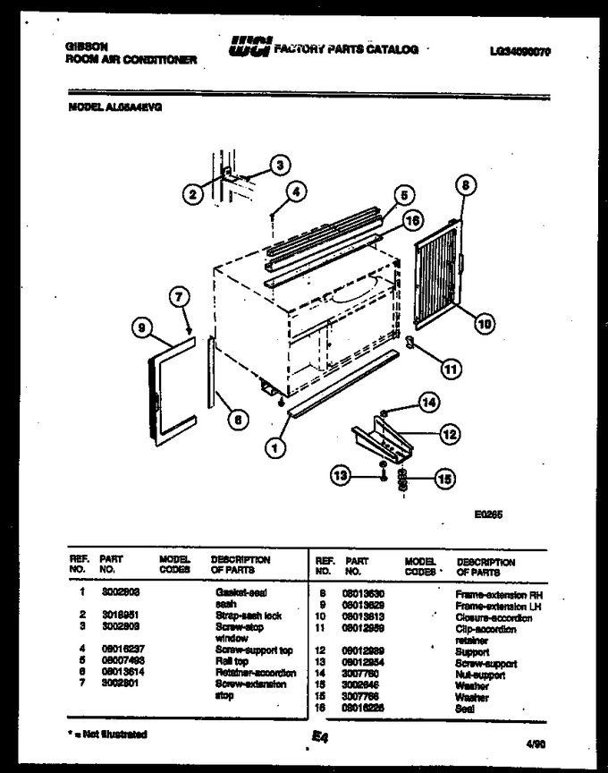 Diagram for AL05A4EVG