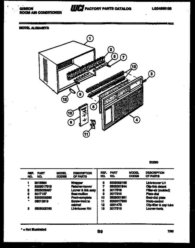 Diagram for AL05A4EYA