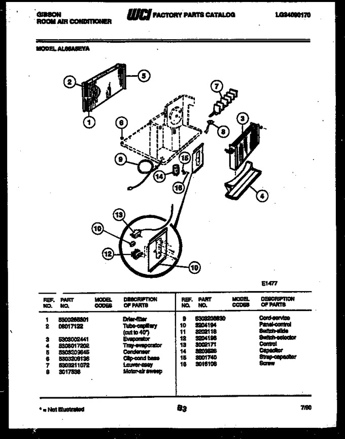 Diagram for AL05A5EYA