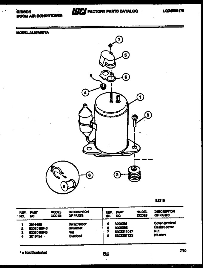 Diagram for AL05A5EYA
