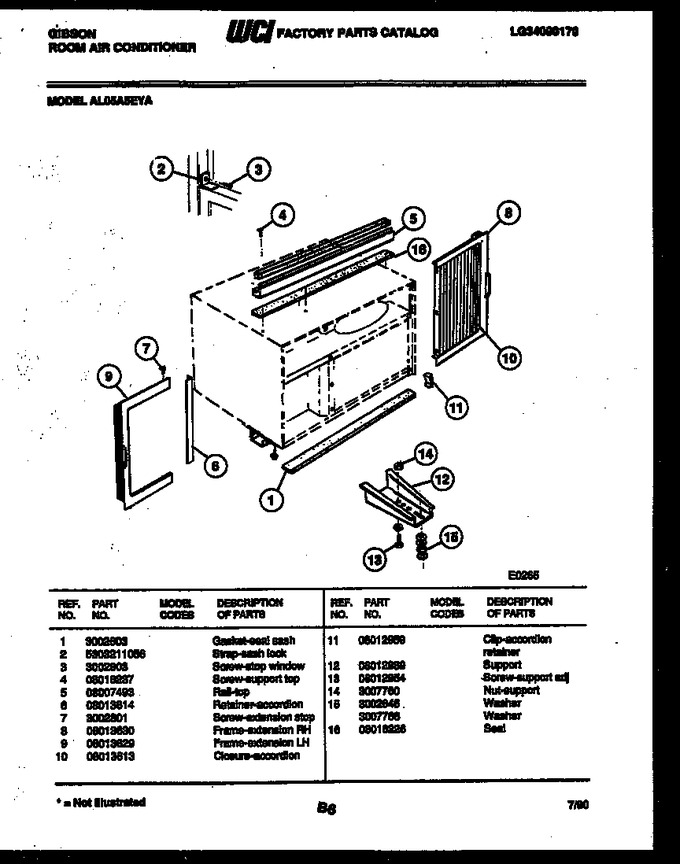 Diagram for AL05A5EYA