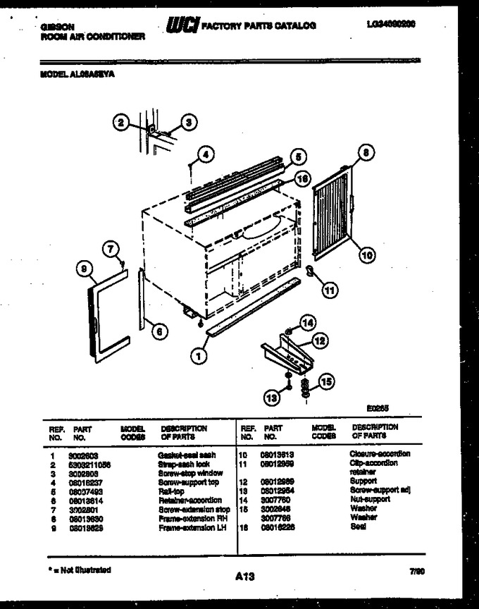 Diagram for AL05A6EYA