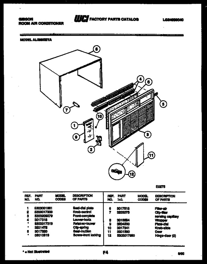 Diagram for AL08B5EYA