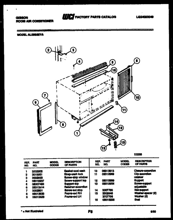 Diagram for AL08B5EYA