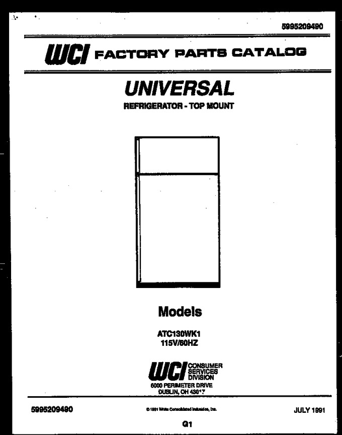 Diagram for ATC130WK1