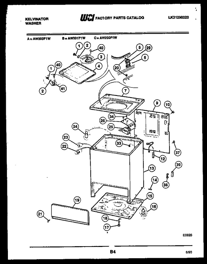 Diagram for AW301F1W