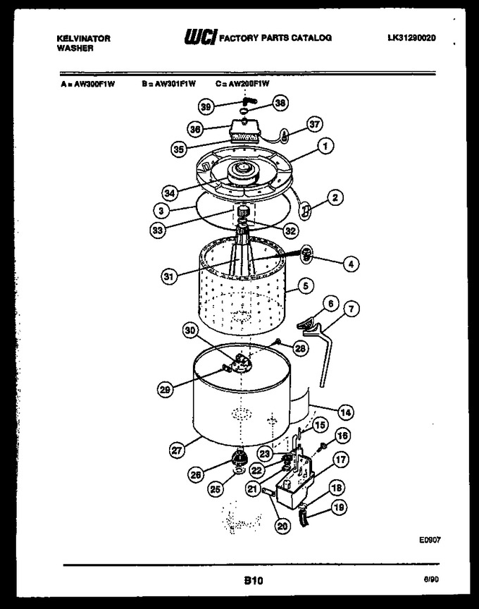 Diagram for AW300F1W