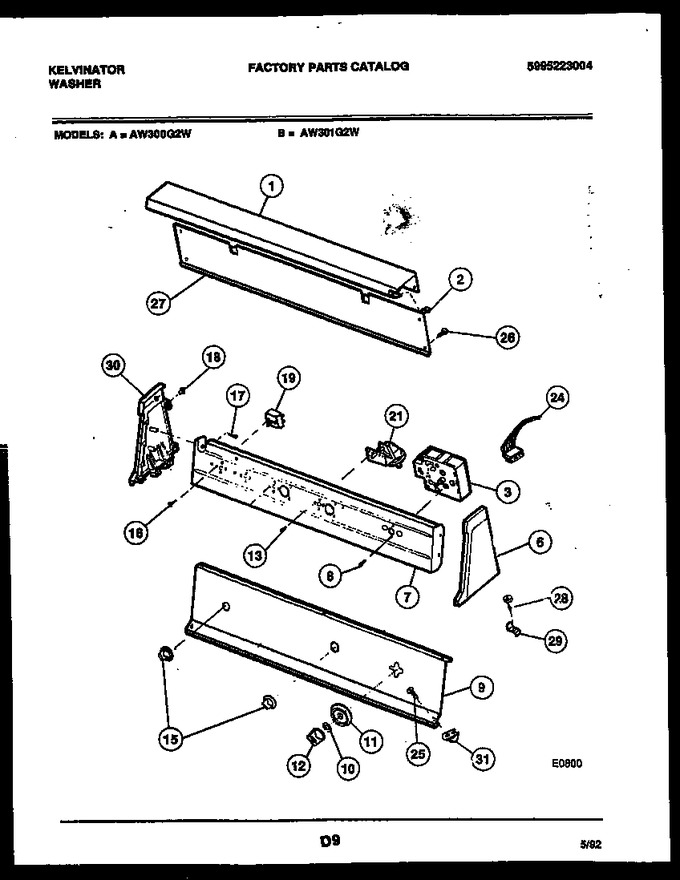 Diagram for AW301G2W
