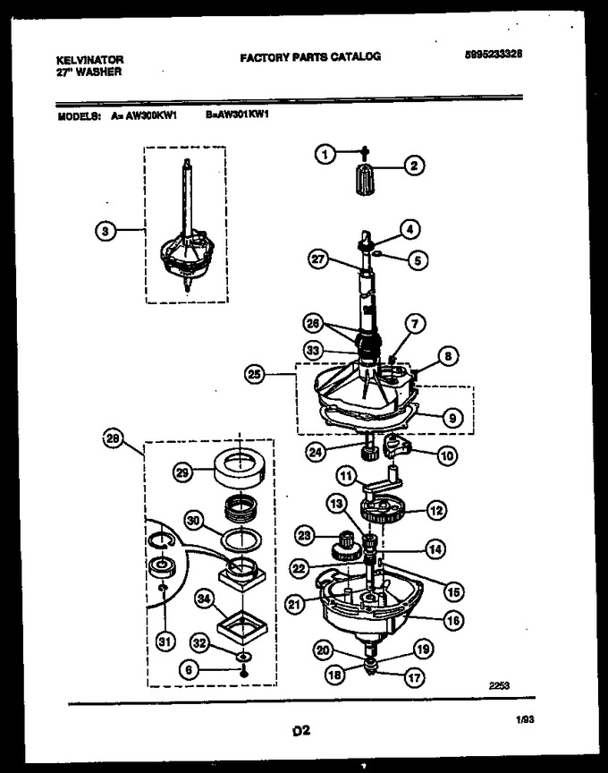 Diagram for AW301KW1