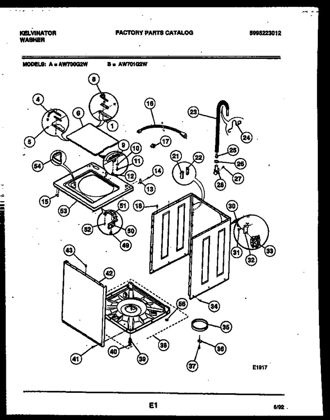 Diagram for AW700G2W