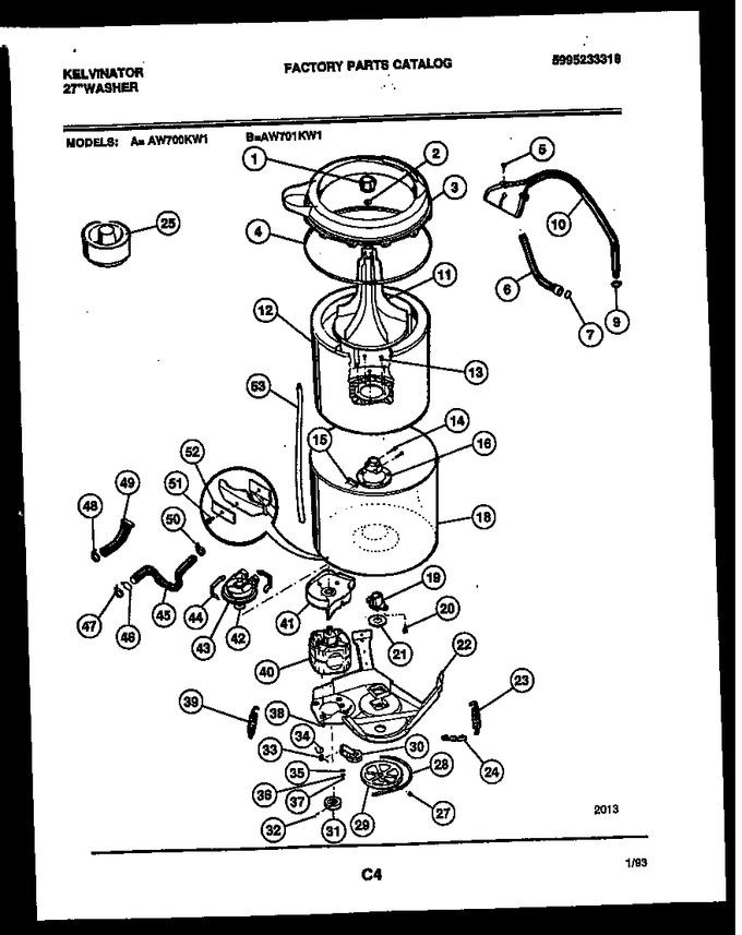 Diagram for AW700KD1