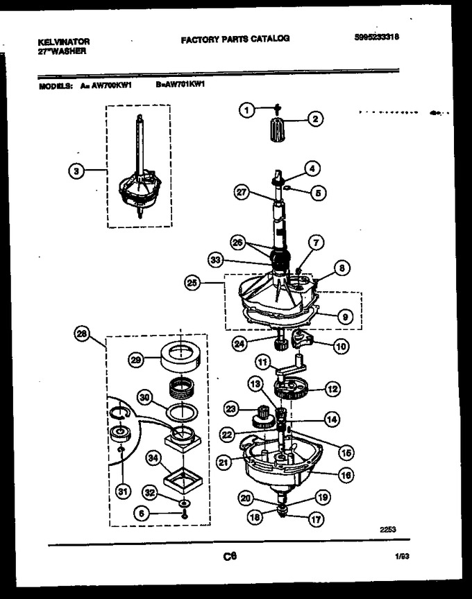 Diagram for AW700KW1