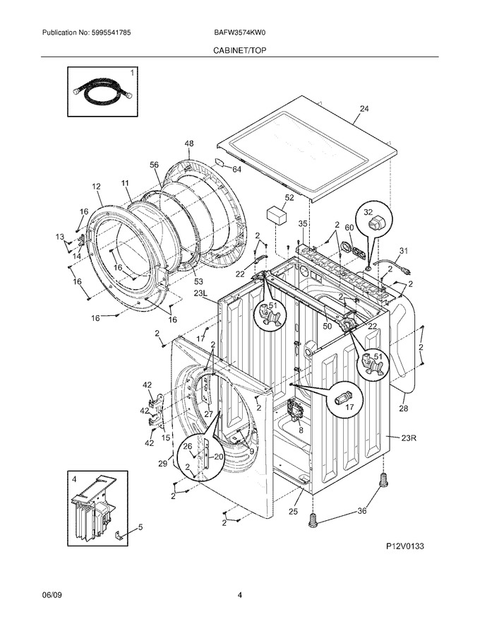 Diagram for BAFW3574KW0