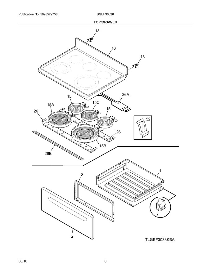 Diagram for BGEF3032KWC