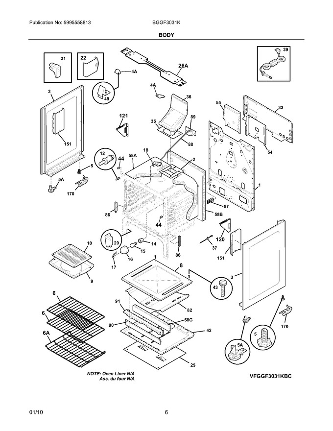 Diagram for BGGF3031KWD