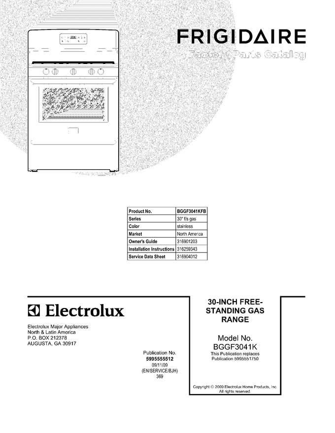 Diagram for BGGF3041KFB