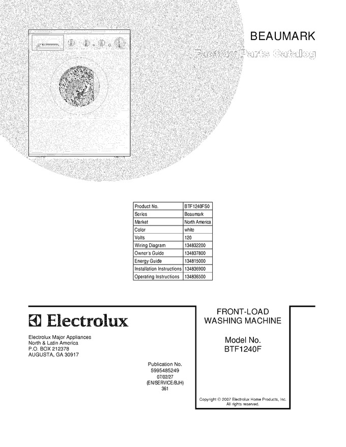 Diagram for BTF1240FS0