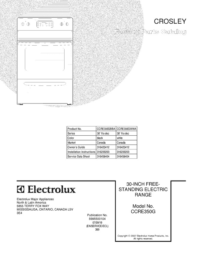 Diagram for CCRE350GWWA