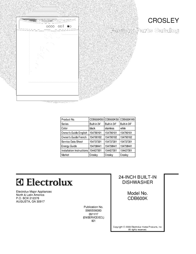 Diagram for CDB600KS0
