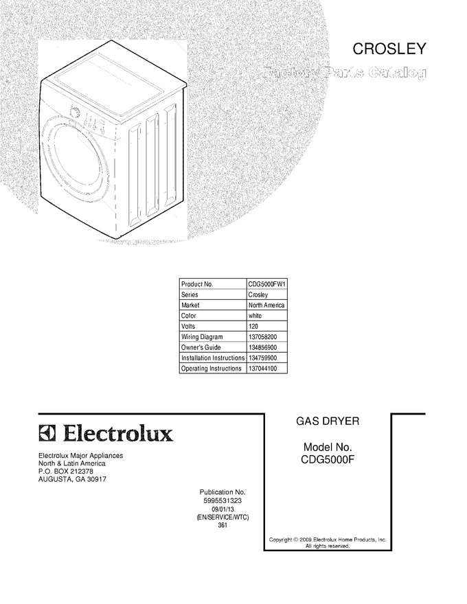 Diagram for CDG5000FW1