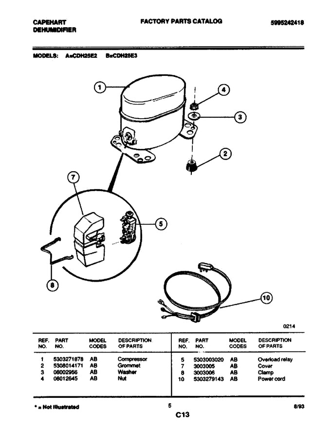 Diagram for CDH25E3