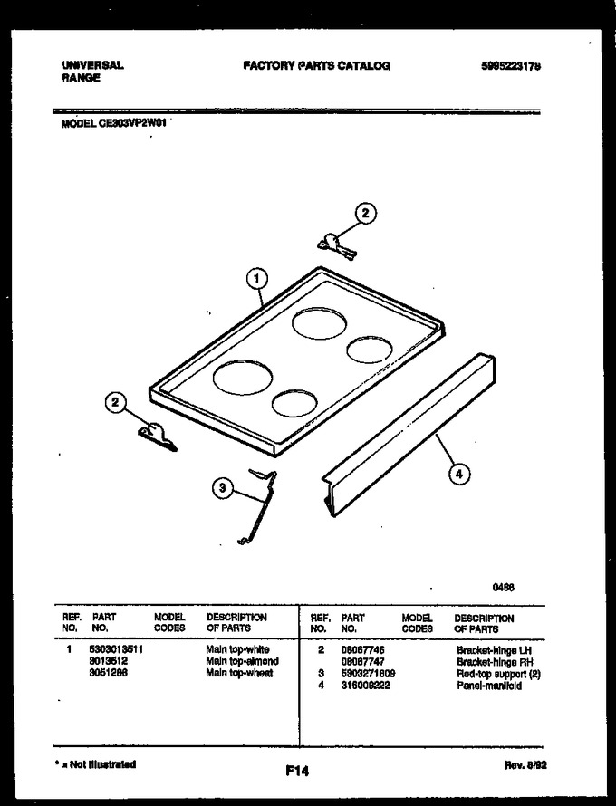 Diagram for CE303VP2WH01