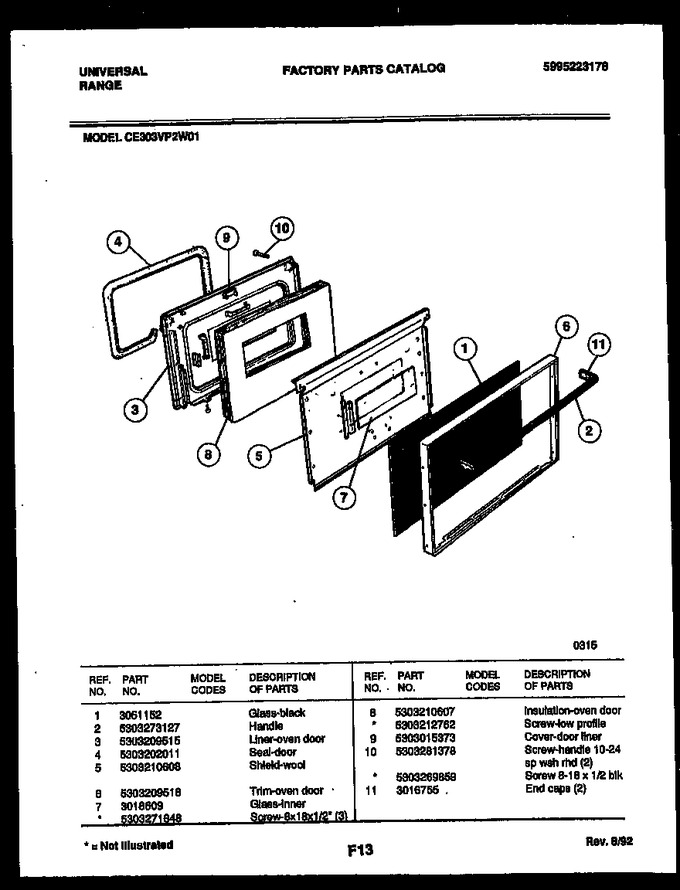 Diagram for CE303VP2WH01